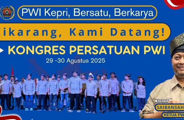 Kongres PWI Kepri di Jakarta.